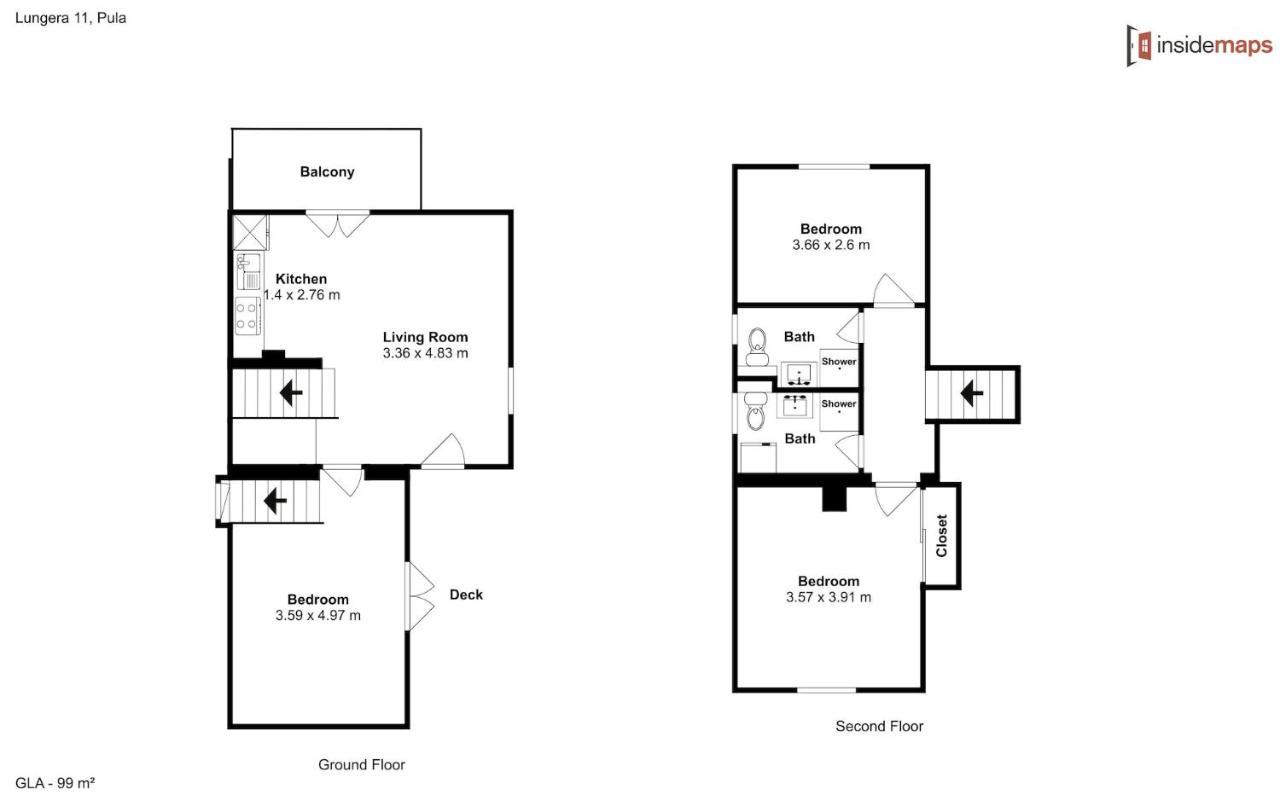 Apartment Lungera プーラ エクステリア 写真